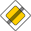Знак 2.2. Конец главной дороги