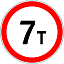 Знак 3.11. Ограничение массы