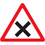 Знак 1.6. Пересечение равнозначных дорог
